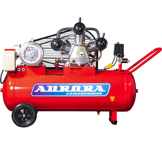 Компрессор ременной Aurora TORNADO-115 (110л, 580 л/мин на входе, 3 кВт, 380В) 38214