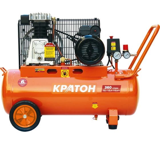 Компрессор с ременной передачей Кратон AC-360-50-BDV 3 01 01 068 1