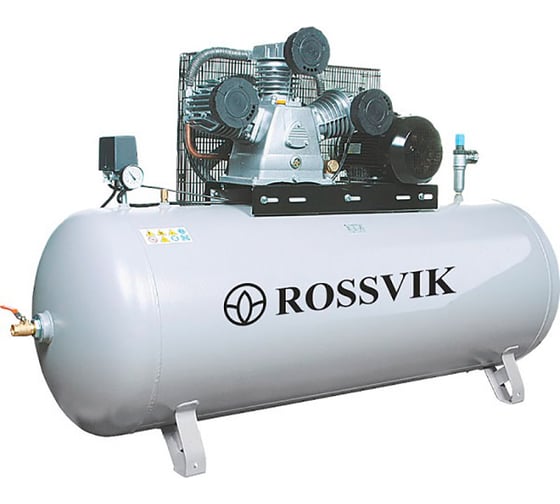 Поршневой компрессор ROSSVIK 950л/мин, 10бар, ресивер 270л, 380В/5,5кВ СБ4/Ф-270.LB75