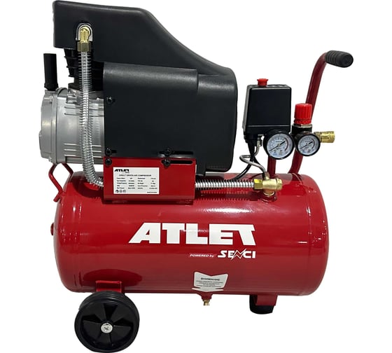 Поршневой масляный компрессор ATLET (24 л, 8 бар, 170 л/мин) SC-DS24L