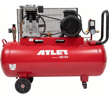 Поршневой масляный компрессор ATLET (100 л, 10 бар, 250 л/мин) SC-PB100L
