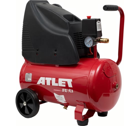 Поршневой безмасляный компрессор ATLET (24 л, 8 бар, 185 л/мин) SC-OF24LP