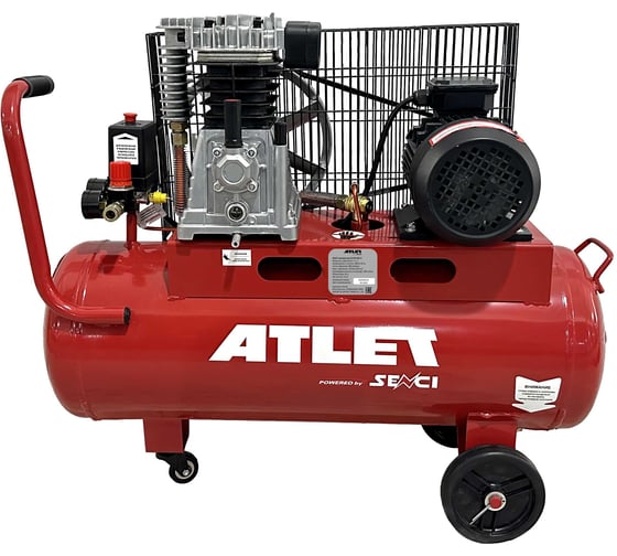 Поршневой масляный компрессор ATLET (50 л, 10 бар, 300 л/мин) SC270-50L-3