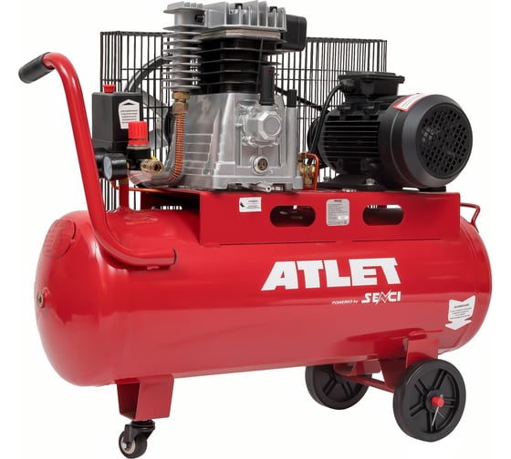 Поршневой масляный компрессор ATLET (50 л, 10 бар, 300 л/мин) SC270-50L-3