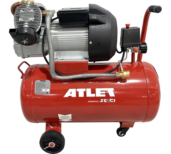 Поршневой масляный компрессор ATLET (50 л, 8 бар, 356 л/мин) SC-V50L 1