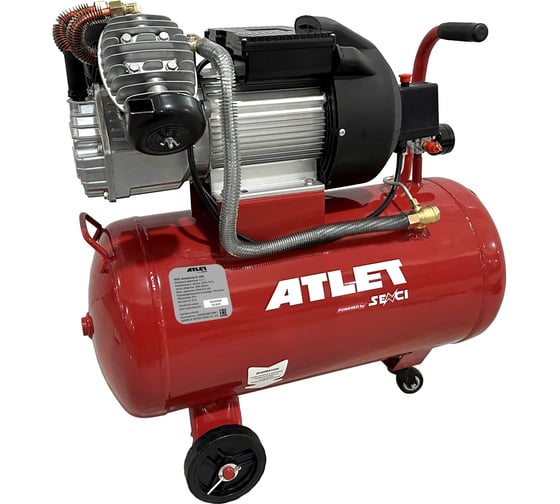 Поршневой масляный компрессор ATLET (50 л, 8 бар, 356 л/мин) SC-V50L