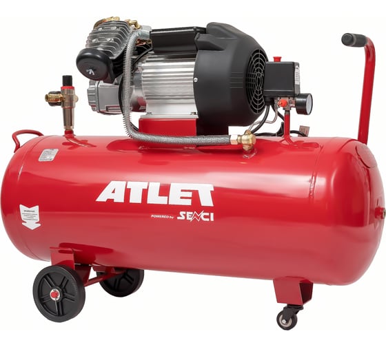 Поршневой масляный компрессор ATLET (100 л, 8 бар, 356 л/мин) SC-V100L
