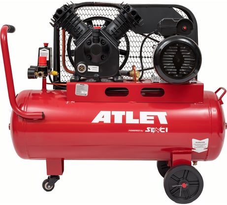 Поршневой масляный компрессор ATLET (50 л, 10 бар, 250 л/мин) SC-PB50L