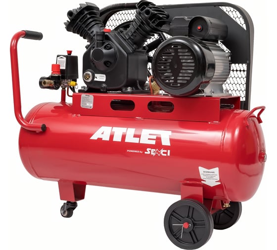 Поршневой масляный компрессор ATLET (50 л, 10 бар, 250 л/мин) SC-PB50L