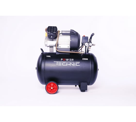 Компрессор POWER TECHNIC коаксиальный, 220В, 2300Вт, 440 л/мин, ресивер 100 л ACD440/100