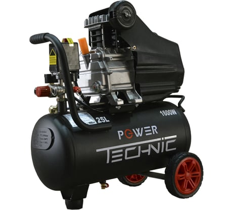 Компрессор POWER TECHNIC коаксиальный, 220В, 1600Вт, 240 л/мин, ресивер 25 л ACD240/025