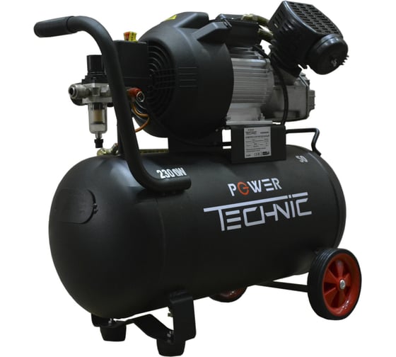 Компрессор POWER TECHNIC коаксиальный, 220В, 2300Вт, 440 л/мин, ресивер 50 л ACD440/050