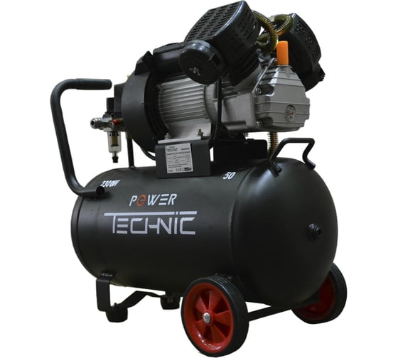 Компрессор POWER TECHNIC коаксиальный, 220В, 2300Вт, 440 л/мин, ресивер 50 л ACD440/050