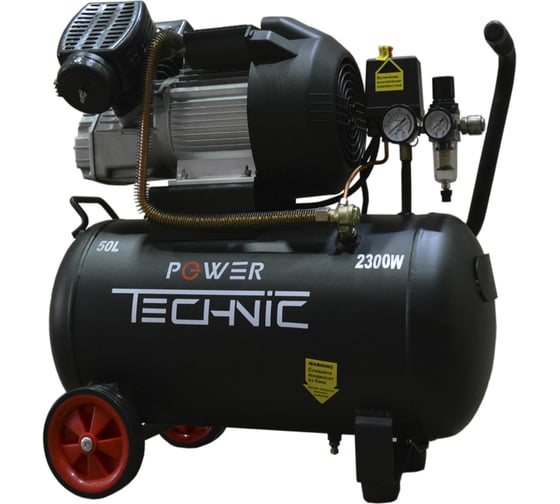 Компрессор POWER TECHNIC коаксиальный, 220В, 2300Вт, 440 л/мин, ресивер 50 л ACD440/050