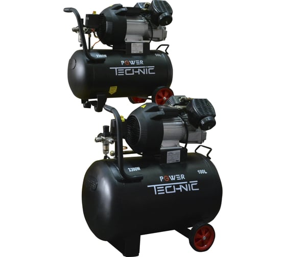 Компрессор POWER TECHNIC коаксиальный, 220В, 2300Вт, 440 л/мин, ресивер 50 л ACD440/050
