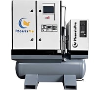 Винтовой компрессор (22kw,8bar,VSD ,IP23 Motor, 4in1, 400L ресивер, 3 фильтра) PhoenixPro LP22PM-D 8RAT