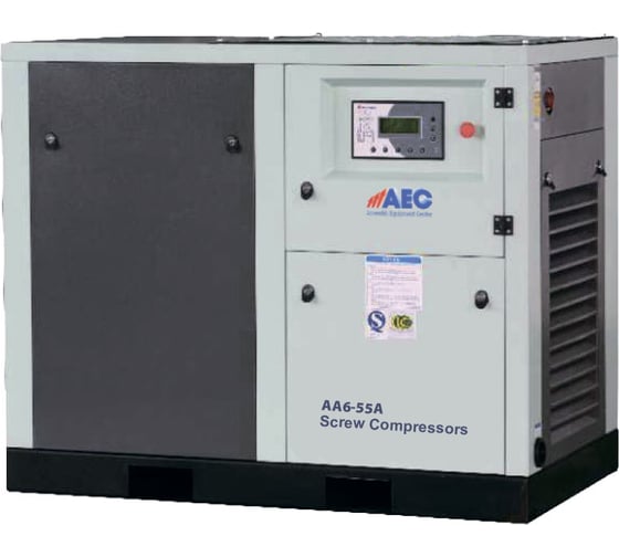 Винтовой компрессор AEC 10 бар, асинхронный двигатель, с прямым приводом AA6-55A-10