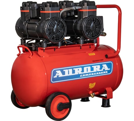 Компрессор Aurora PASSAT-45M BLACK тихий, без масл. (40л, 410л/мин, 2.6кВт) 39008