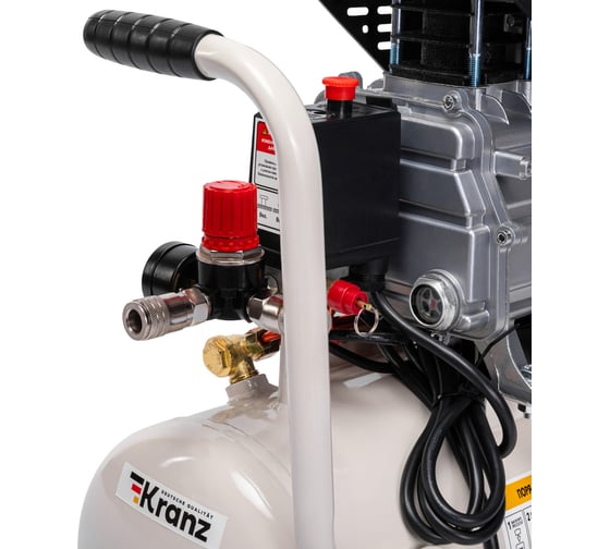 Компрессор воздушный Kranz KR-1500/24, 1500Вт, 230 л/мин, 24л KR-16-1151