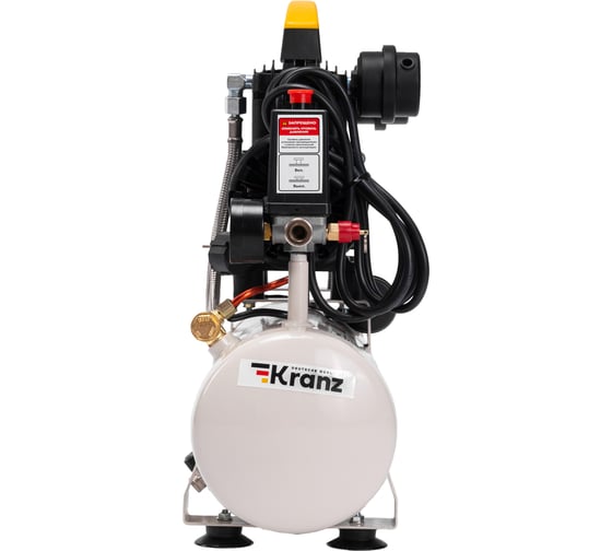 Компрессор воздушный безмасляный KRANZ KR-850/10, 850 Вт, 140 л/мин, 10 л KR-16-1161