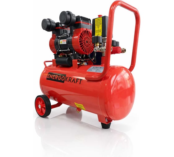 Компрессор ENERGOKRAFT AIRMAX безмасляный 24/280 1,5кВт, 280л/мин, 24л, 8 атм 00-00000050