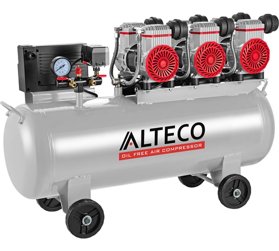 Безмаслянный компрессор ALTECO ACO 90L 63426