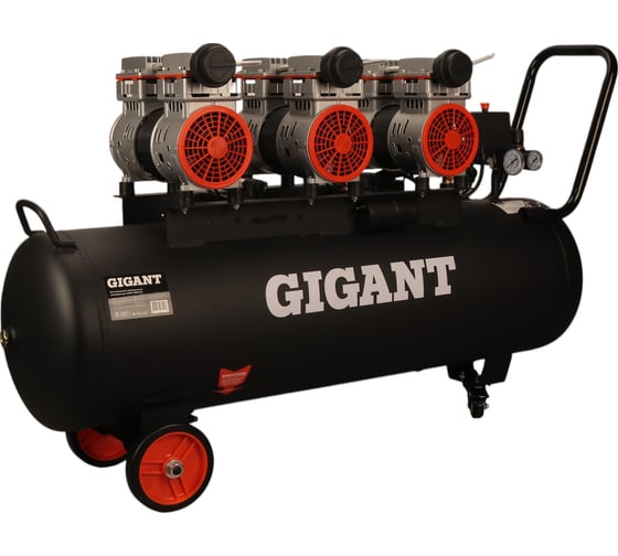 Безмасляный малошумный компрессор Gigant GSWK-100/440