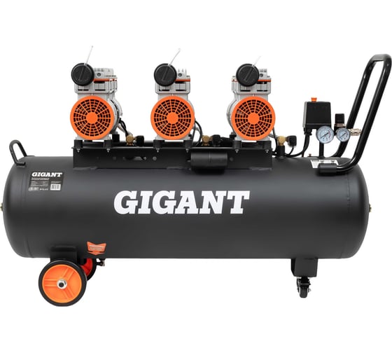 Безмасляный малошумный компрессор Gigant GSWK-100/440 1