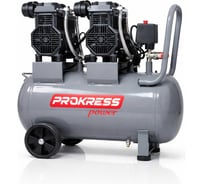 Компрессор PROKRESS Breeze 50/630 безмасляный ( 3.4 кВт, 630 л/мин, бак 50л, 8 атм) PROKRESSPOWER РБ000035736