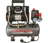 Компрессор коаксильный безмасляный BlackWeld BW1400/9-PRO 9л 150133
