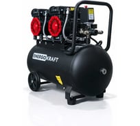 Компрессор ENERGOKRAFT AIRMAX безмасляный 50/520, 2.9кВт, 520л/мин, 50л, 8 атм РБ000035064