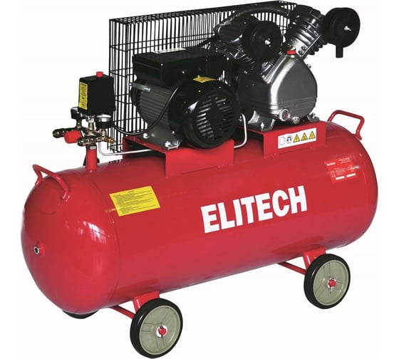 Компрессор ременной масляный Elitech КПР 400-100-2.2 205968