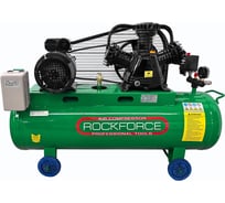 Компрессор 3-х поршневой Rockforce с ременным приводом (3.0кВт, ресивер 100л, 360л/м, 220В) RF-TB290-150/220V/(62485)
