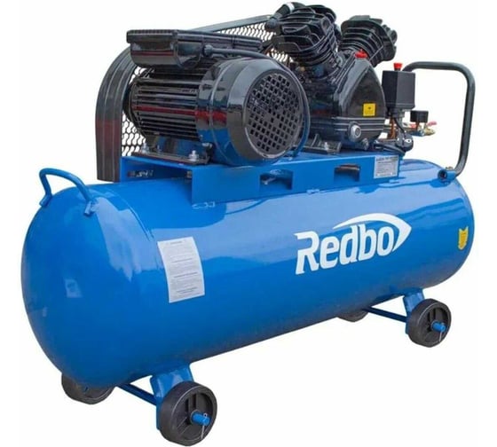 Компрессор масляный ременной Redbo ACO-100/2400A 39783 1