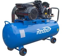 Компрессор масляный ременной Redbo ACO-100/2400B (2.4кВт, 380л/мин, 100л, 3 цилиндра, ремень) 39785