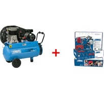 Компрессор Abac B2800B/50 PLUS CM 3 (4116017530) + набор из 5 предметов в боксе рапид 8222423