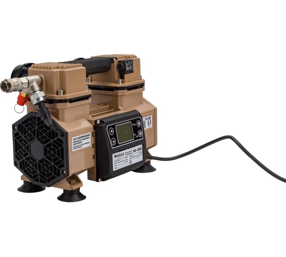 Бесшумный компрессор Pegas pneumatic PG-990 компактный, без ресивера, 125л/мин 6715