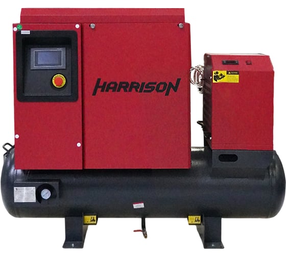 Винтовой компрессор на постоянных магнитах Harrison 300 л/мин, 16 бар, 5.5 кВт HRS-96300-16J/220 1