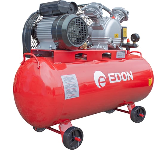Компрессор масляный Edon OAC-100/2200 ременной 39782 1