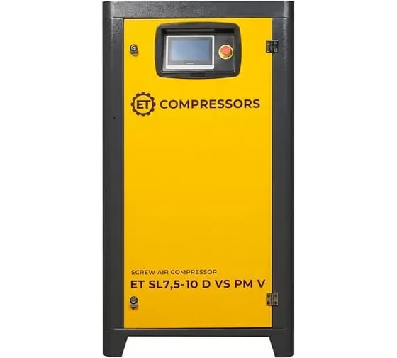 Винтовой компрессор без муфты с частотником и двигателем на постоянных магнитах ET 100593610 1