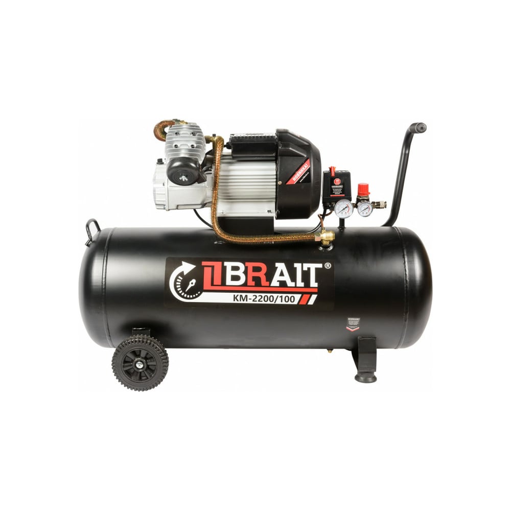 Воздушный компрессор BRAIT КМ-2200/100 20.01.014.043 - выгодная цена ...