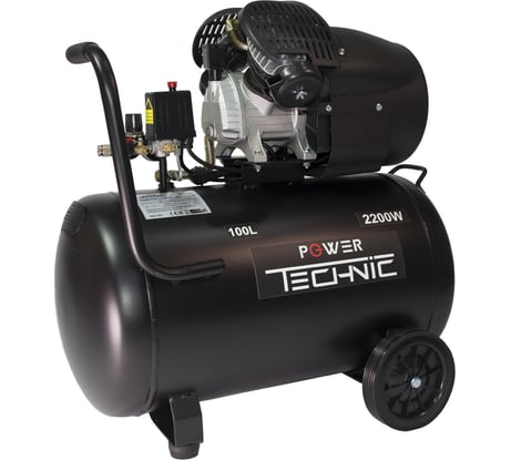 Компрессор POWER TECHNIC коаксиальный, масляный, 220В, 2200Вт  ACD400/100