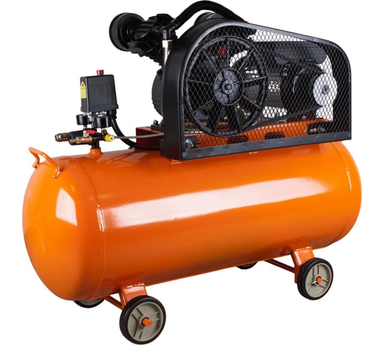 Воздушный компрессор ВАРТЕХ КМ 100-600 (600л/мин, объем100л,2,5кВт,10бар,2850об/мин) (1/4) 022936 1