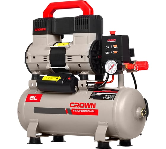 Компрессор безмасляный Crown CT36159 1