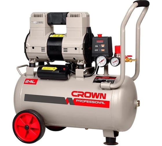 Компрессор безмасляный Crown CT36160 1