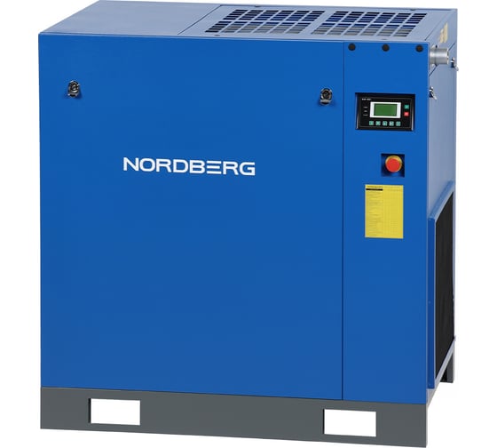 Компрессор винтовой NORDBERG 22 кВт, 10 бар, 3200 л/мин, без ресивера NCC30