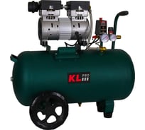 Профессиональный бесшумный воздушный компрессор KLPRO (сеть, 0,7Квт, 8бар, 126л/мин, емкость 50л) 24626 KLK50S