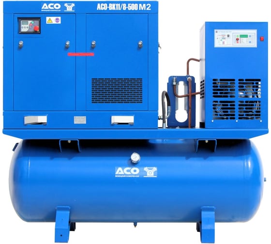 Копрессорная установка винтовая Бежецк АСО-ВК 11/8М2.ОВ-500 ВК-11М2.ОВ 1