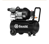 Компрессор воздушный БелАК 460 л/мин (50л - бак; 2,2 кВт; 8 Бар; двухпоршневой; прямой привод) БАК.99287