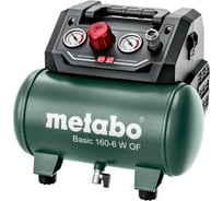 Безмасляный компрессор Metabo Basic 160-6 W OF 0.9 кВт, 6 л 601501000